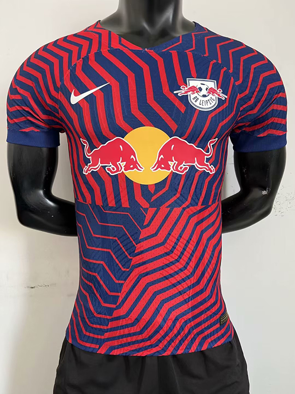 AAA Quality RB Leipzig 23/24 Away Red/Navy Blue Jersey(Player)